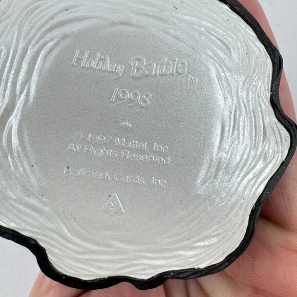 1998 Hallmark Keepsake African American Holiday Barbie Ornament NIB - Picture 4 of 7